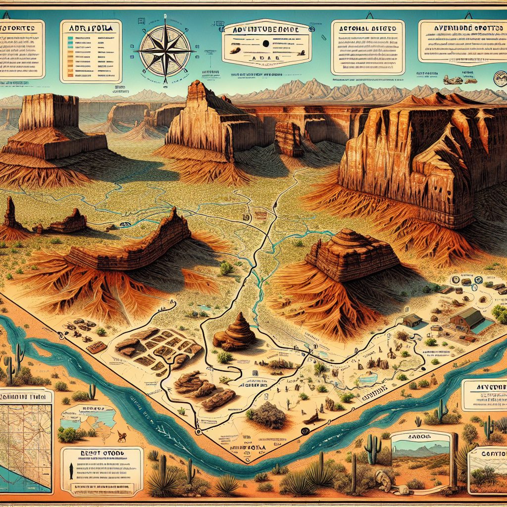 Advanced Canyon Travel Arizona Planner For Desert Adventure Routes