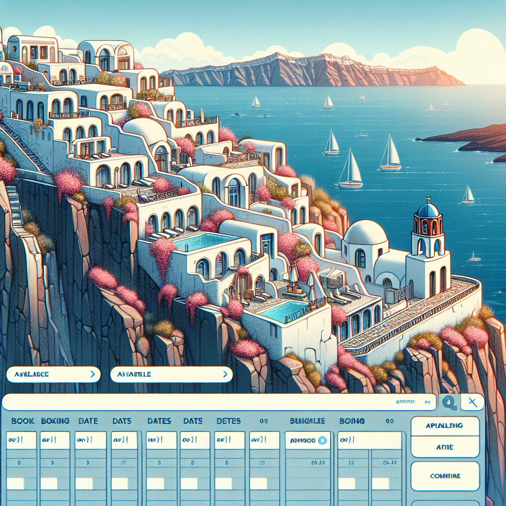 Advanced Villa Booking Planner For Santorini Cliff Villas