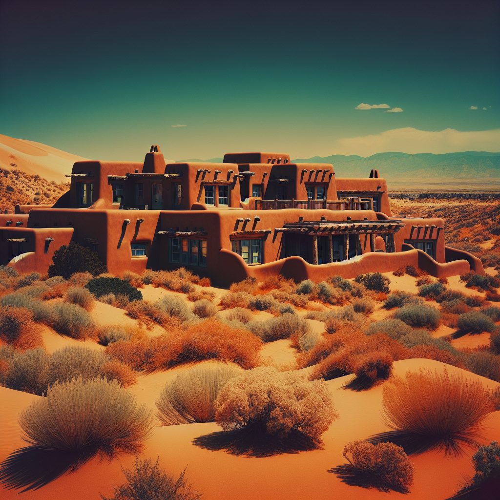 Albuquerque Desert Adobe Suites with Rustic Feel