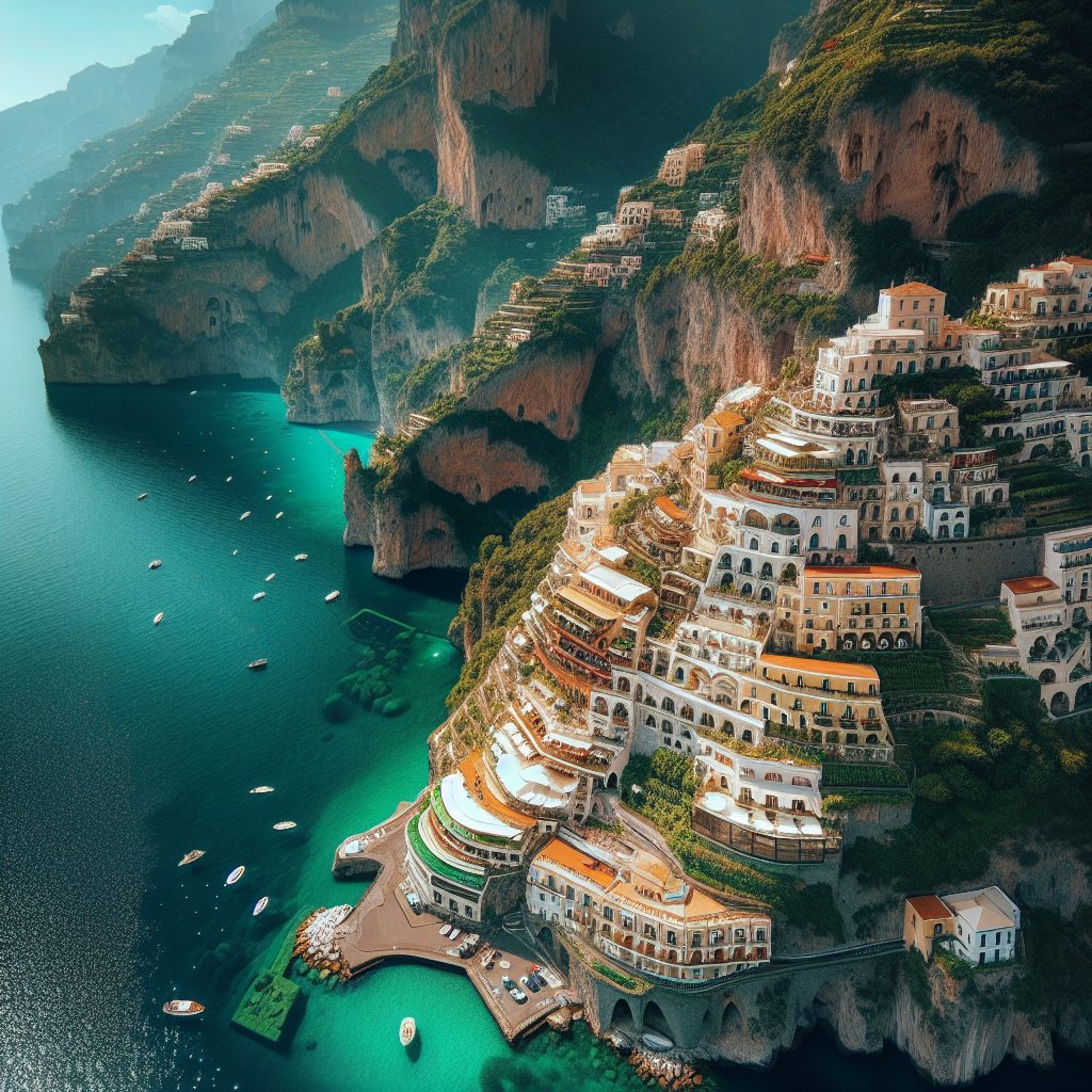 Amalfi Panorama Haven Villas Facing Vertical Coastlines