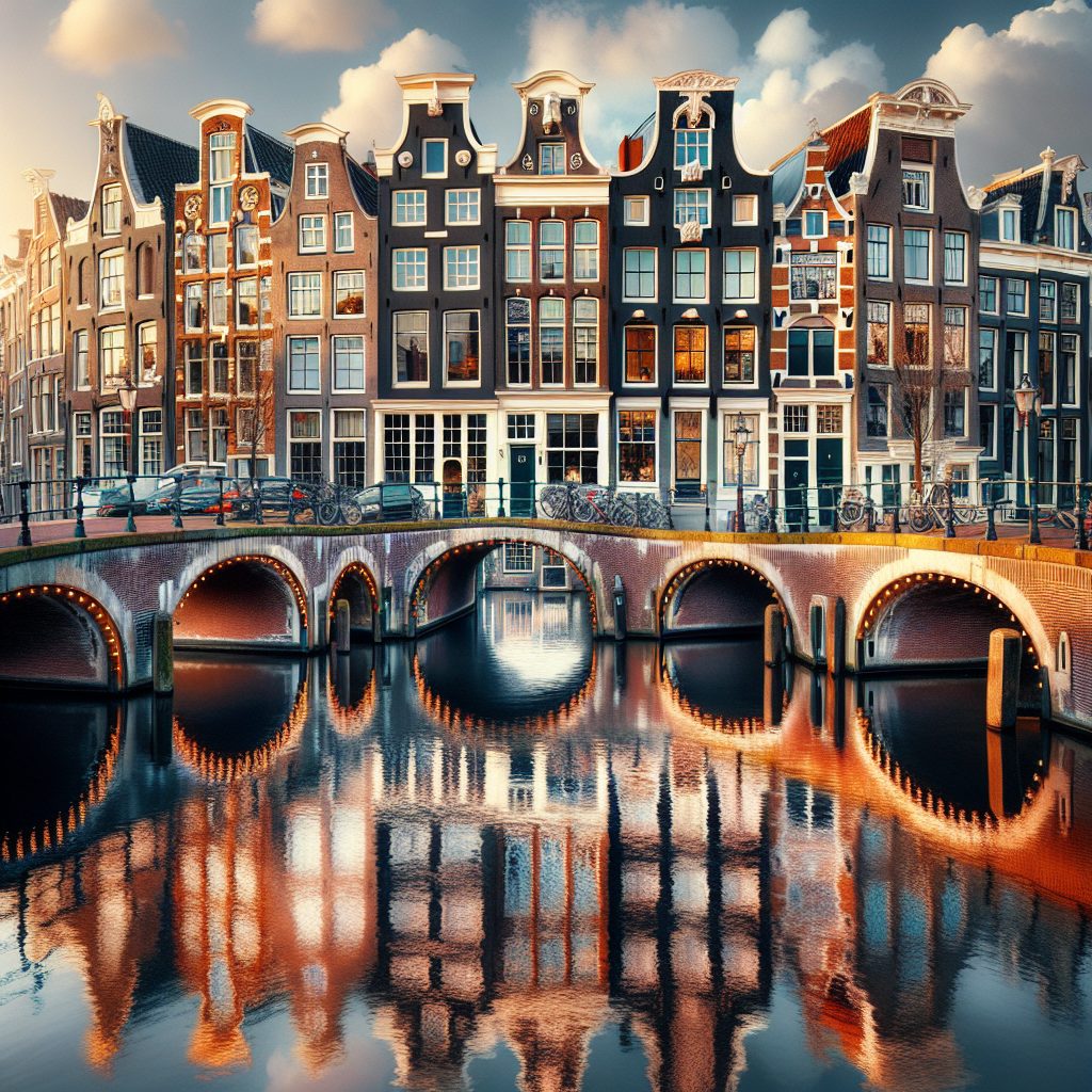 Amsterdam Canal Reflection Suites with Water Views