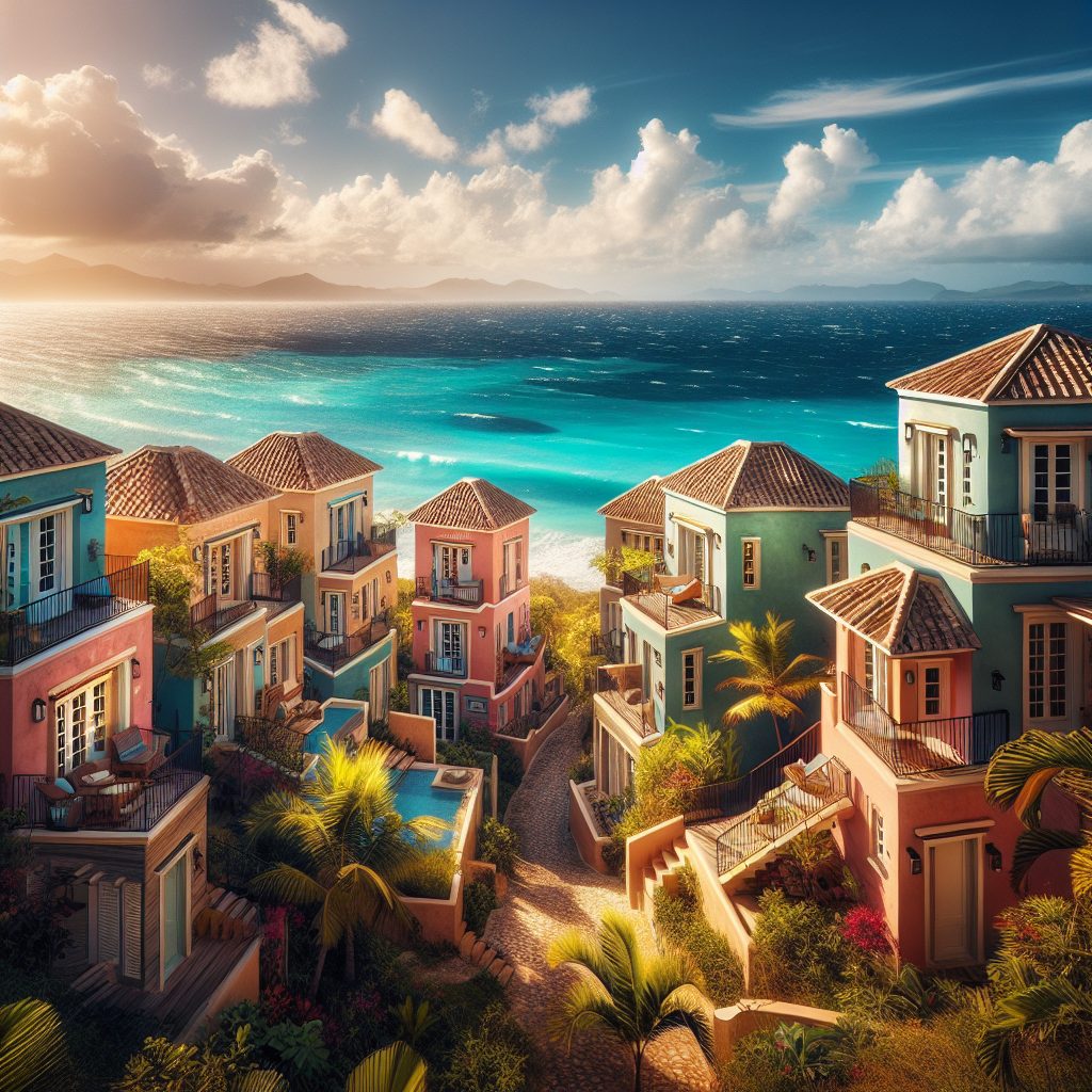 Caribbean Summit Breeze Villas with Wide Ocean Panorama