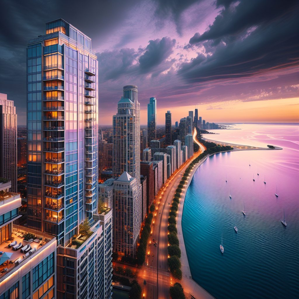 Chicago Lake Horizon Suites Facing Michigan Waters