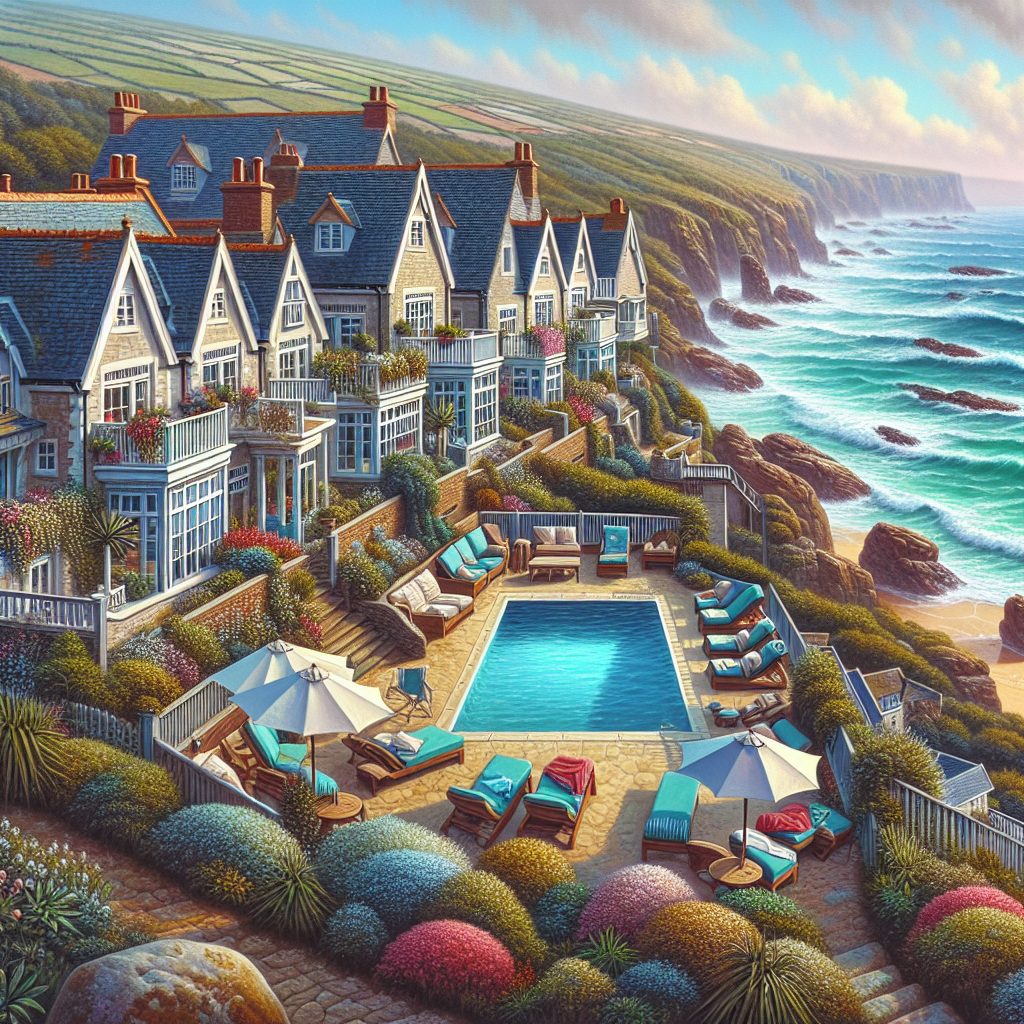 Cornwall Atlantic Crest Villas Facing Rugged Coastline