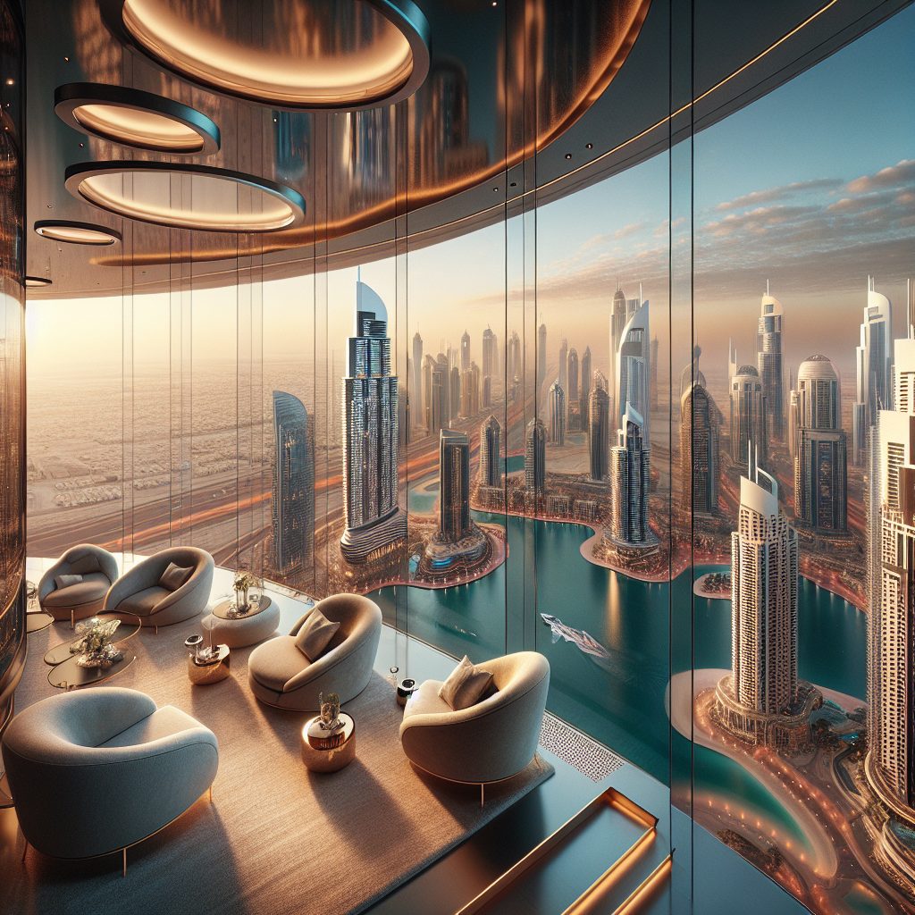 Dubai Skyline Apex Suites with Panoramic Glass Views