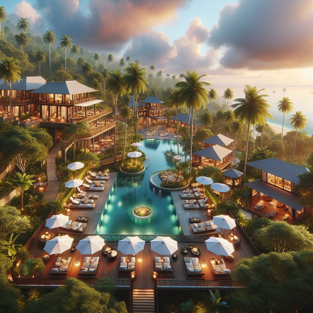 Elite Tropical Hideaway Resorts With Premium Space and Beautiful Light
