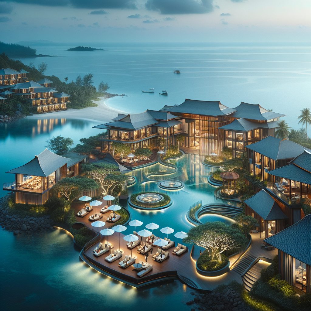 Fine Ocean Resorts With Rich Atmosphere and Gentle Sea Light