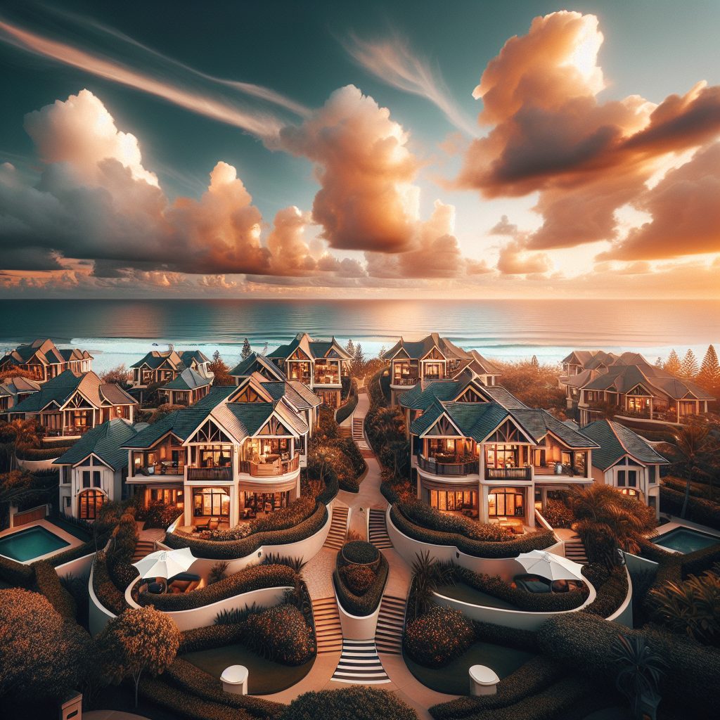 Gold Coast Horizon Crest Villas Facing Rolling Surf