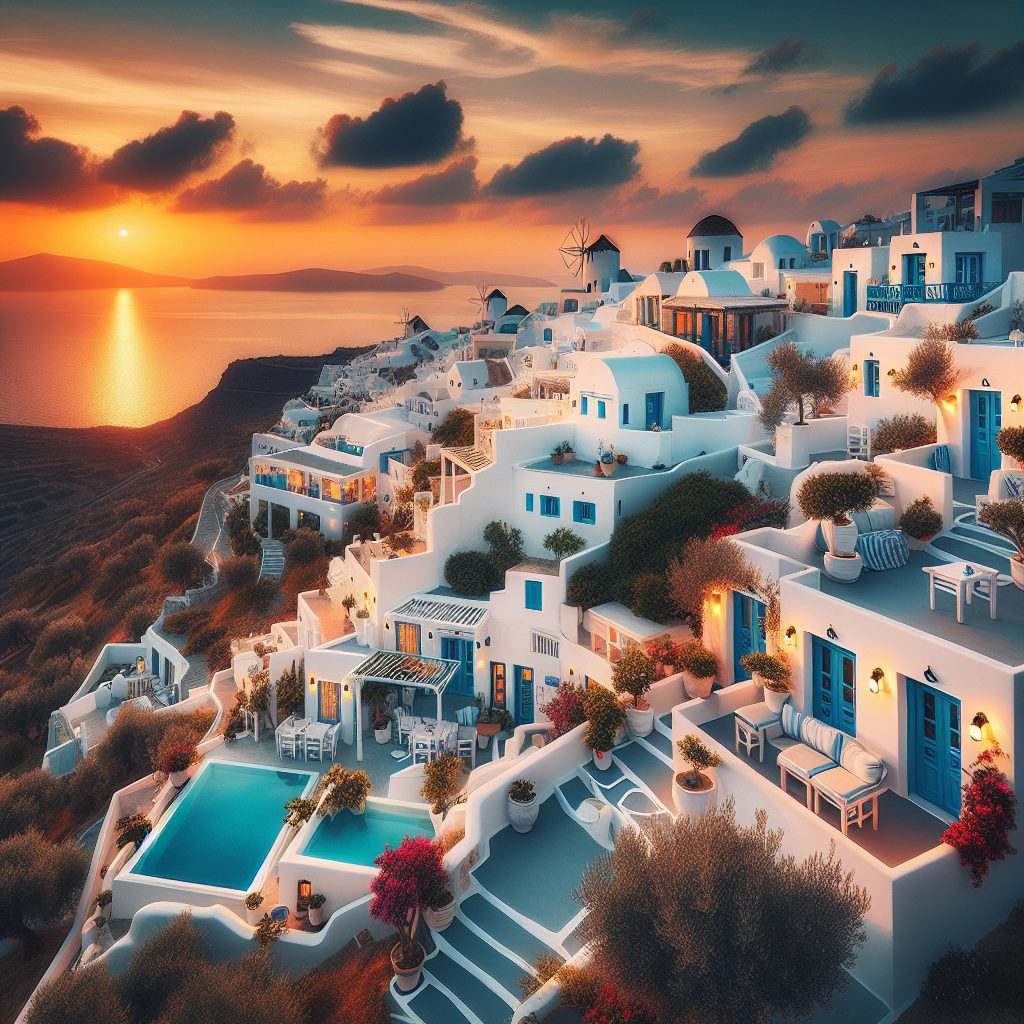Greek Open Breeze Villas Facing Endless Horizon