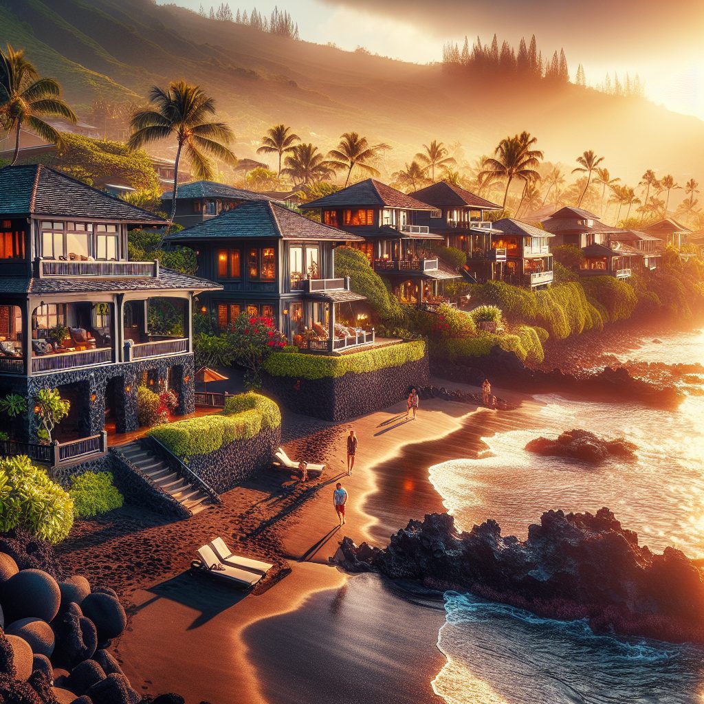 Hawaii Obsidian Shore Villas Near Volcanic Sands
