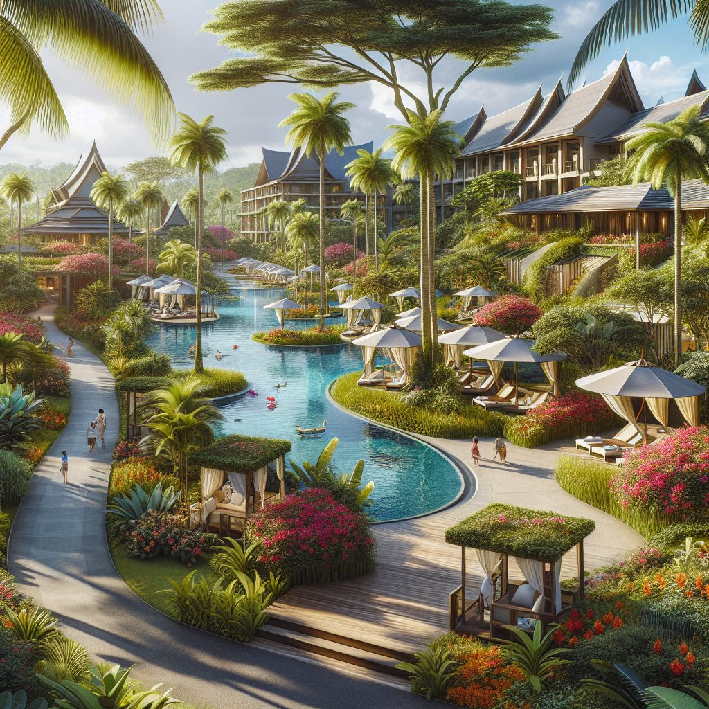 High-End Family Resorts With Tropical Gardens and Scenic Pools
