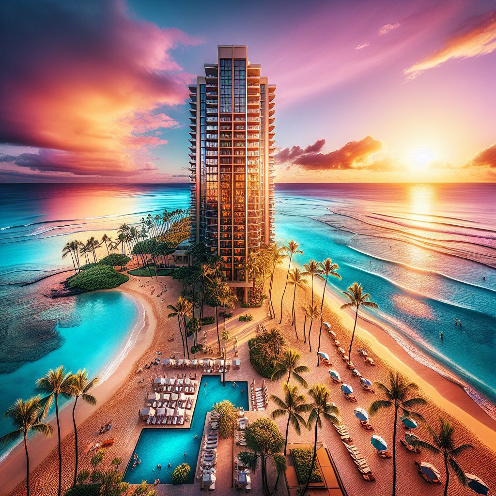 Honolulu Ocean Tower Suites Facing Waikiki Beach