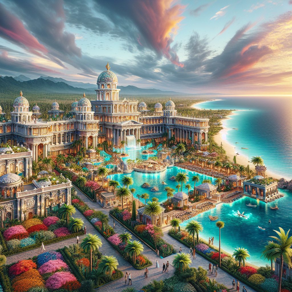 Imperial Ocean Resorts With Rich Materials and Tropical Sophistication