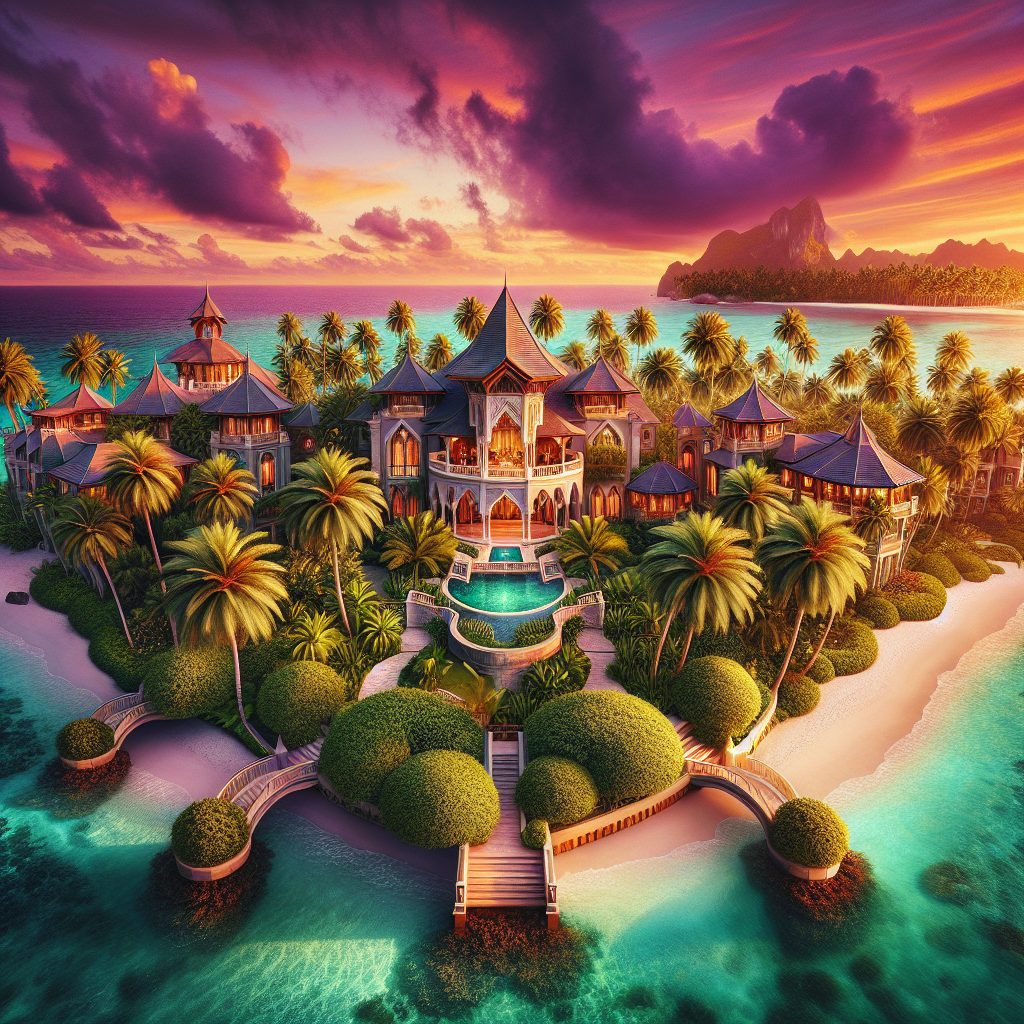 Imperial Resorts for Private Beach Luxury and Sunset Prestige