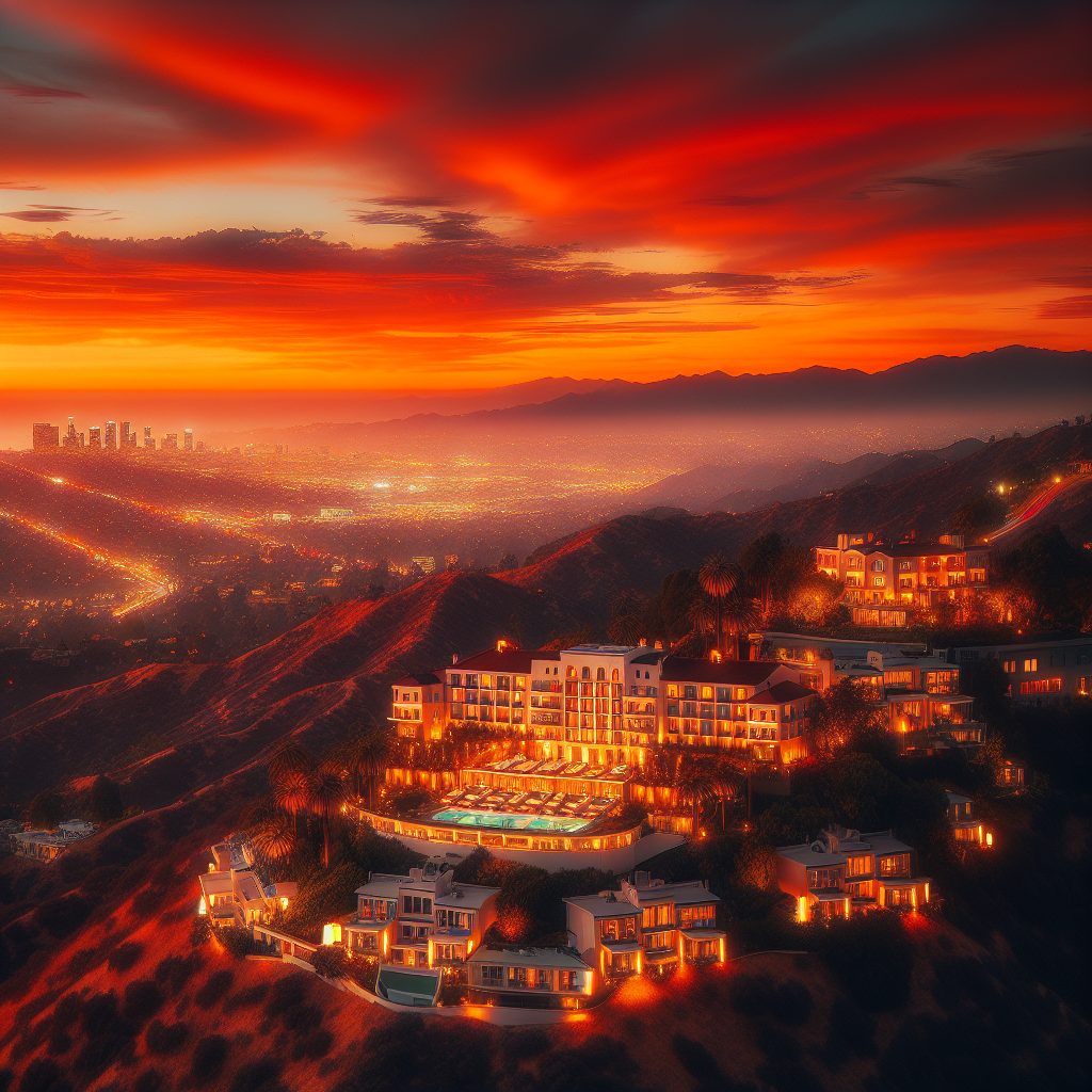Los Angeles Sunset Ridge Suites Above Hollywood Hills