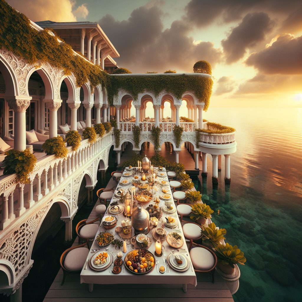 Luxe Terrace Resorts With Sunset Feasts and Elegant Ocean Views