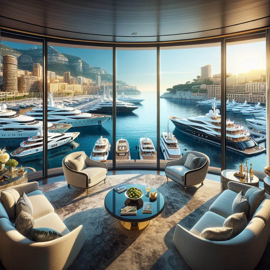 Monaco Elite Harbor Suites with Yacht Views