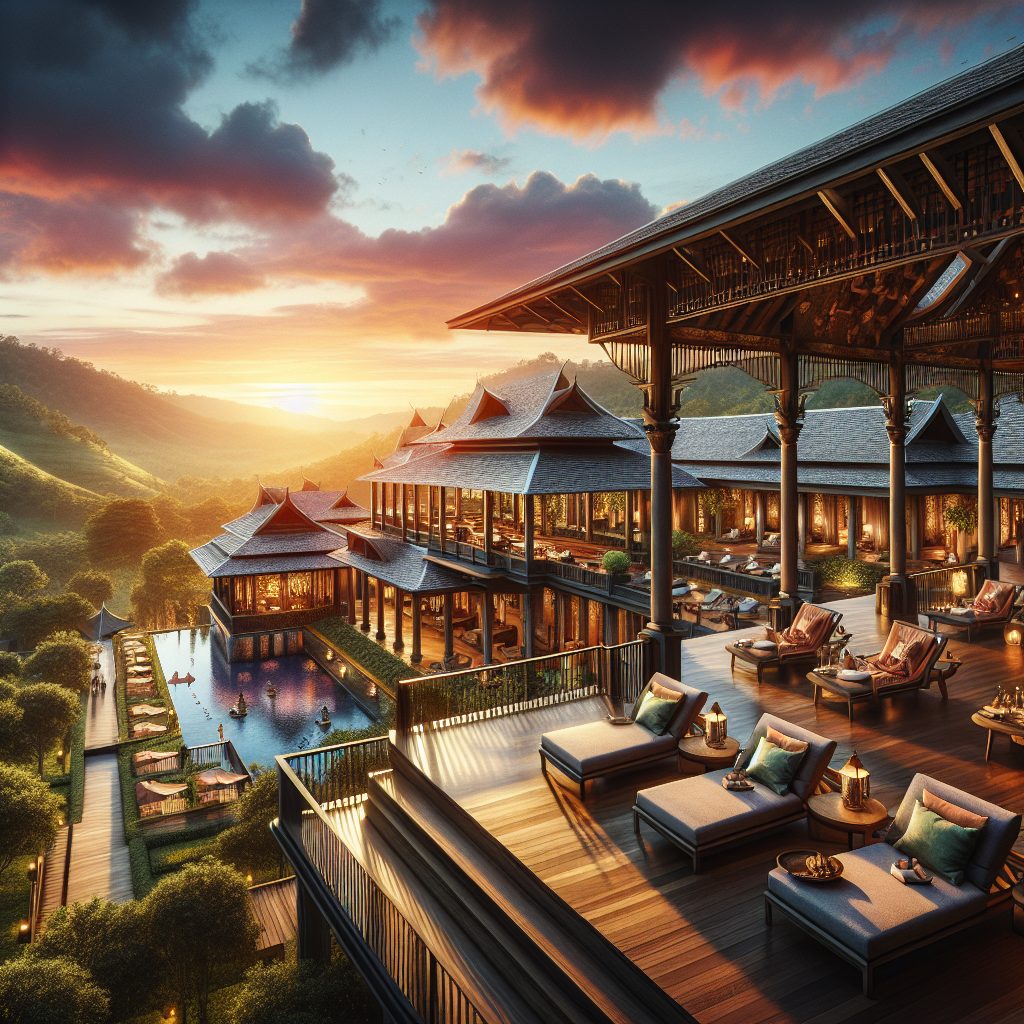 Opulent Resorts With Sunset Decks and Executive Wellness Sanctuaries