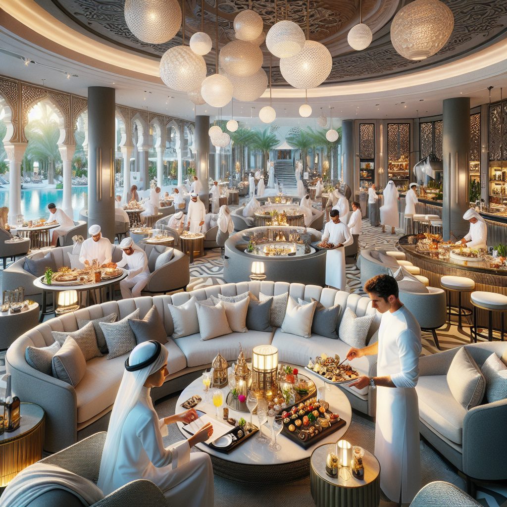 Prestige Lounge Resorts With Gourmet Feasts and Chic Atmosphere