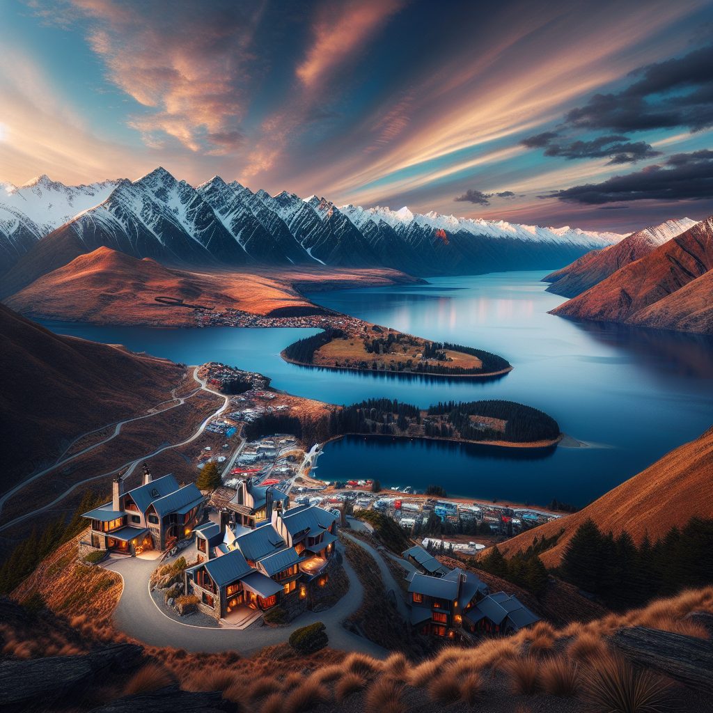 Queenstown Summit Edge Villas Overlooking Alpine Lakes