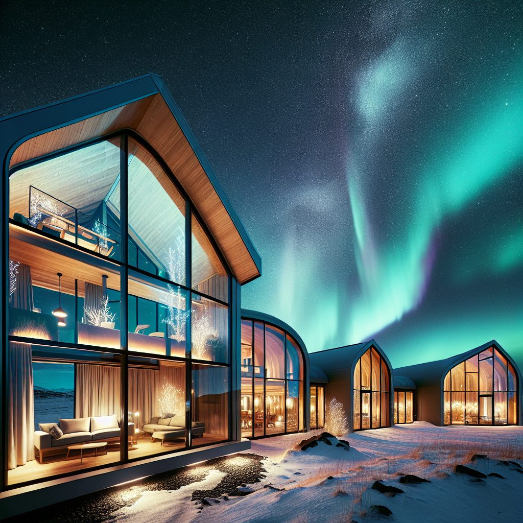 Reykjavik Aurora Glow Suites with Night Sky Views