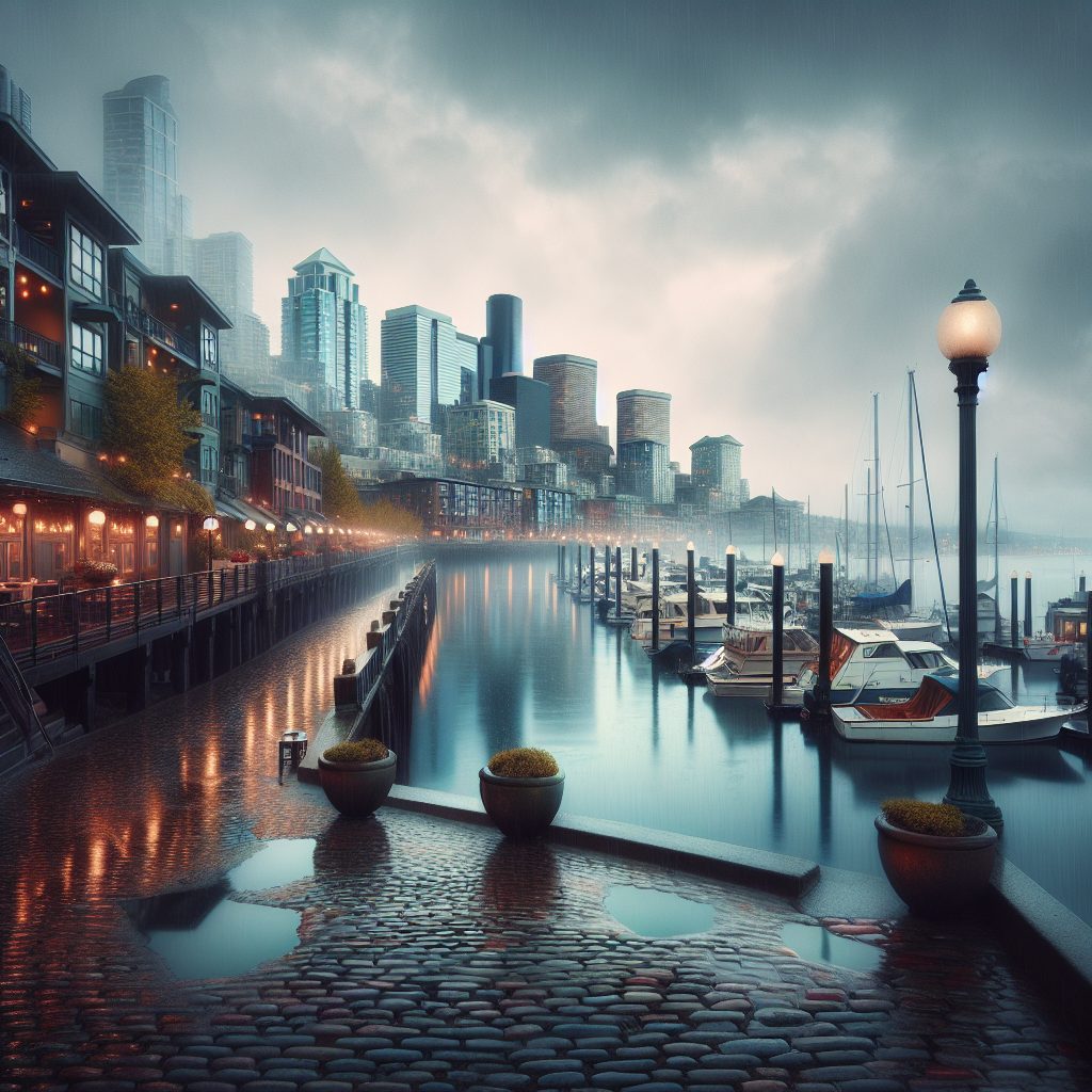 Seattle Waterfront Rain Suites with Harbor Views