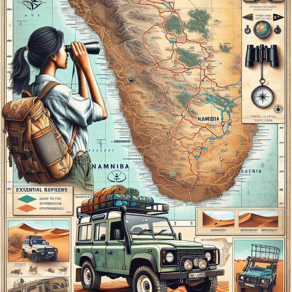 Smart Desert Travel Namibia Planner For Scenic Exploration