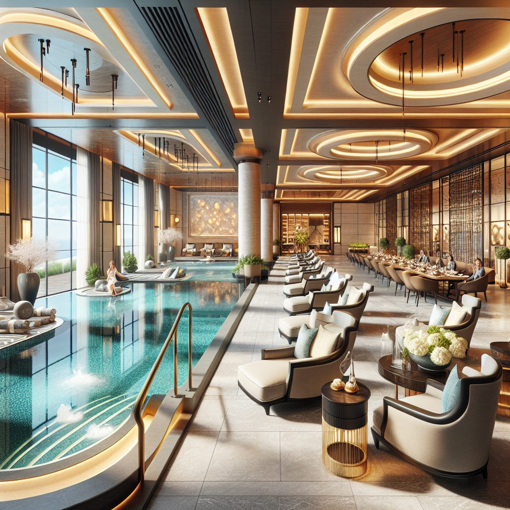 Sophisticated Hotels With Spa Floors and Executive Dining Access