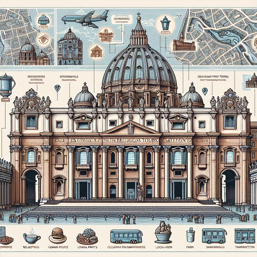 Vector Vatican City Travel Planner For Religious Tours And Exclusive Access